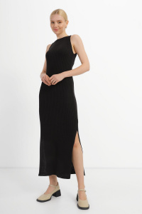 Платье PW909 (42-44, черный, 50% хлопок, 50% акрил)