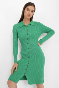 Платье PS893 (46-48, зеленый, 50% хлопок, 50% акрил)