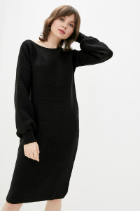 Платье PW757 (One Size, черный, 60% акрил, 30% шерсть, 10% эластан)