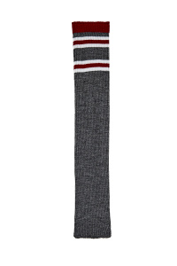 Гетры GW571 (50 см, серый, красный, ярко-белый, 100% акрил)