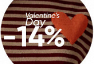 Valentine's Day: -14% на всі замовлення!